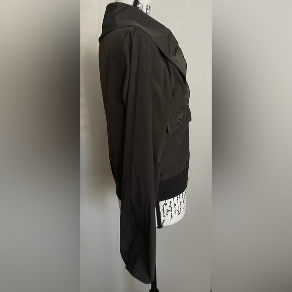 Brown Bomber style Jacket women’s size Medium - Picture 4 of 11